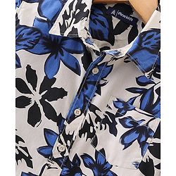 Pine Kids Cotton Woven Half Sleeves Shirt Floral Print - Multicolour