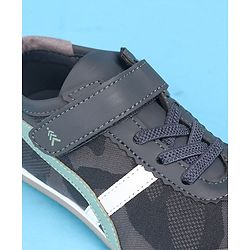 Pine Kids Velcro Closure Casual Shoes - Black