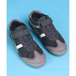 Pine Kids Velcro Closure Casual Shoes - Black