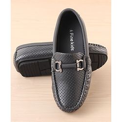 Pine Kids Slip On Party Wear Loafers - Grey