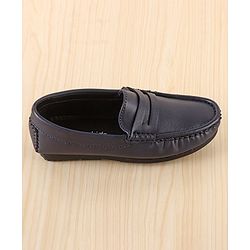 Pine Kids Slip On Round Toe Party Wear Loafers - Brown