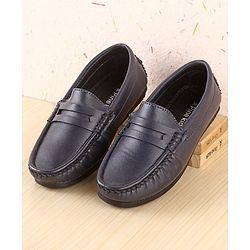 Pine Kids Slip On Round Toe Party Wear Loafers - Brown