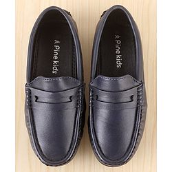 Pine Kids Slip On Round Toe Party Wear Loafers - Brown