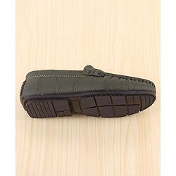 Pine Kids Slip On Loafer Shoes - Olive