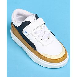Pine Kids Casual Shoes With Velcro Closure - White