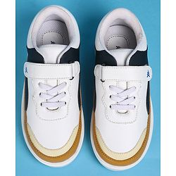 Pine Kids Casual Shoes With Velcro Closure - White