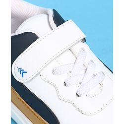Pine Kids Casual Shoes With Velcro Closure - White
