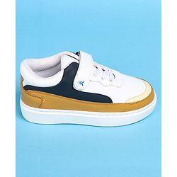 Pine Kids Casual Shoes With Velcro Closure - White
