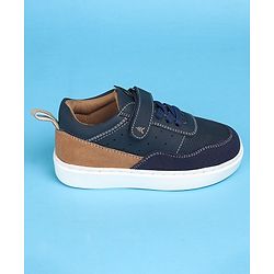 Pine Kids Casual Shoes with Velcro Closure - Navy Blue