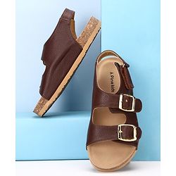 Pine Kids Open Toe Sandals - Black