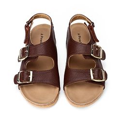 Pine Kids Open Toe Sandals - Black