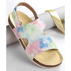 Pine Kids Velcro Closure Sandal Tie Dye Effect - Multicolour