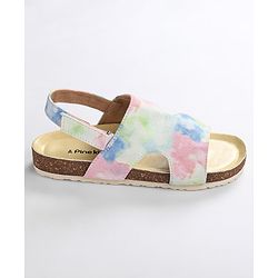 Pine Kids Velcro Closure Sandal Tie Dye Effect - Multicolour