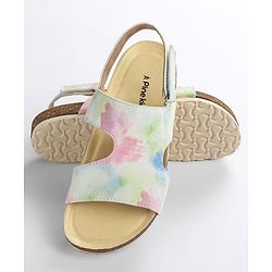 Pine Kids Velcro Closure Sandal Tie Dye Effect - Multicolour