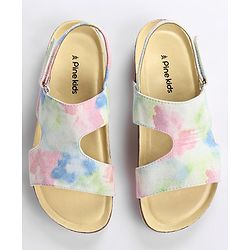 Pine Kids Velcro Closure Sandal Tie Dye Effect - Multicolour