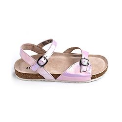 Pine Kids Sandals with Belt Closure - Silver