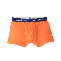 Pine Kids Cotton Spandex Knit Boxers With Basketball Print Pack of 3 - Blue White & Orange