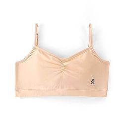 Pine Kids Solid Colour Sleeveless Bralettes Pack of 3 - Multicolour
