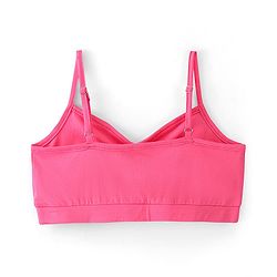 Pine Kids Solid Colour Sleeveless Bralettes Pack of 3 - Multicolour