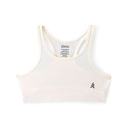 Pine Kids Cotton Spandex Bralette Solid Colour Pack Of 3 - Grey White & Black