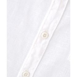 Pine Kids 100% Cotton Full Sleeves Solid Colour Shirt - White