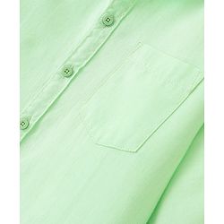 Pine Kids Full Sleeves Solid Color Shirt - Green