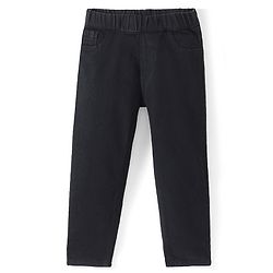 Pine Kids Denim Mid Calf Length Jeggings Solid Color - Black