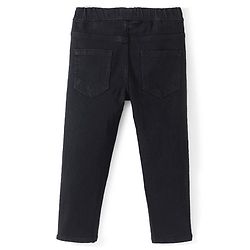 Pine Kids Denim Mid Calf Length Jeggings Solid Color - Black