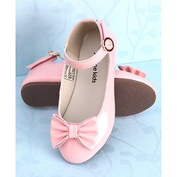 Pine Kids Party Wear Ballerina Bow Applique - Bronze
