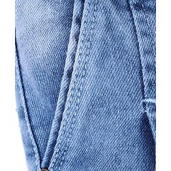 Pine Kids Cotton Elastane Woven Full Length Washed Denim Jeans - Medium Blue