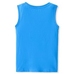 Pine Kids 100% Cotton Knit Sleeveless T-Shirt Text Print - Blithe