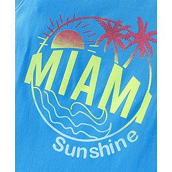 Pine Kids 100% Cotton Knit Sleeveless T-Shirt Text Print - Blithe