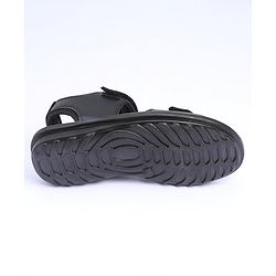 Pine Kids School Sandals with Velcro Closure - Black