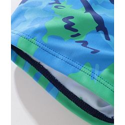 Pine Active Text Print Swimming Trunk - Multicolor