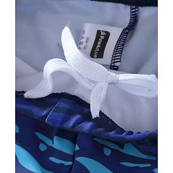 Pine Active Text Print Swimming Trunk - Multicolor