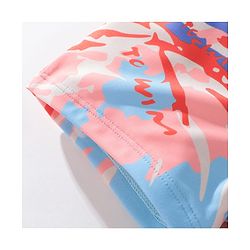 Pine Active Text Print Swimming Trunk - Multicolor
