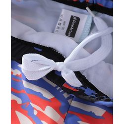Pine Active Text Print Swimming Trunk - Multicolor