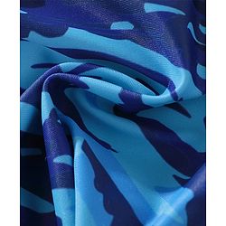 Pine Active Text Print Swimming Trunk - Multicolor
