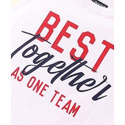 Pine Kids Woven Cotton Knit Half Sleeve Checks Shirt With T Shirt - Black & White