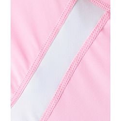 Pine Kids Raglan Half Sleeves Legged Swimsuit - Pink