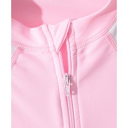 Pine Kids Raglan Half Sleeves Legged Swimsuit - Pink