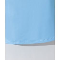 Pine Active Half Sleeves Two Piece Swimsuit Splash Print- Blue