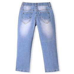 Pine Kids Denim Ankle Length Washed Jeans -Blue