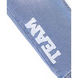 Pine Kids Denim Ankle Length Washed Jeans -Blue