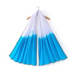 Pine Kids Cotton Woven Three Fourth Sleeves Kurti & Salwar Set with Dupatta & Floral Print - Light Blue