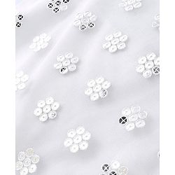 Pine Kids Sleeveless Embroidered Lehanga Choli - White