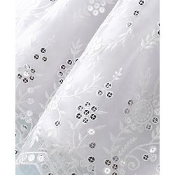 Pine Kids Sleeveless Embroidered Lehanga Choli - White