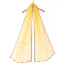 Pine Kids Woven Three Fourth Sleeves Embroidered Kurti & Salwar Set with Dupatta - Yellow