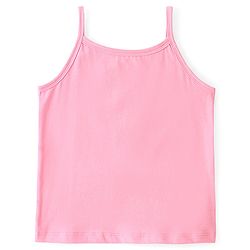 Pine Kids Cotton Spandex Sleeveless Slips Heart Print Pack of 3 - Pink & Maroon