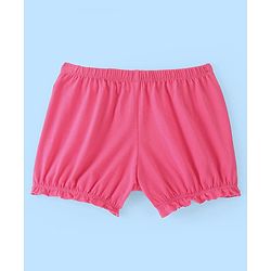 Pine Kids Cotton Lycra Branding Print Bloomers Pack Of 3 - Pink & White